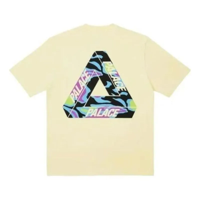 Palace Jungle Camo Tri-Ferg T-Shirt 'Mellow Yellow' P24TS123 sold by KicksCrew