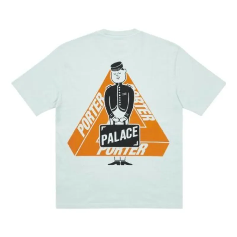 Palace x Porter Tri Ferg Bell Boy T-Shirt 'Blue' PAL-SS23-108 sold by KicksCrew