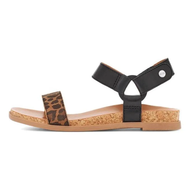 (PS) UGG Rynell Leopard Sandal 'Tan' 1117419K-TAN sold by KicksCrew