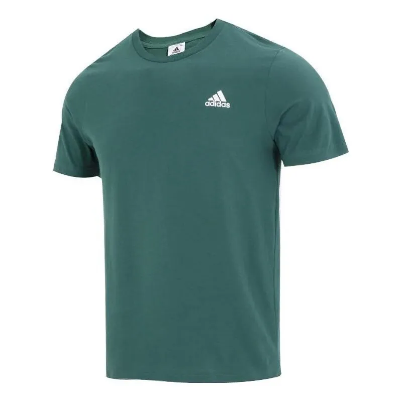 adidas Essentials Single Jersey Embroidered Small Logo T-Shirt 'Green' IJ6111 sold by KicksCrew
