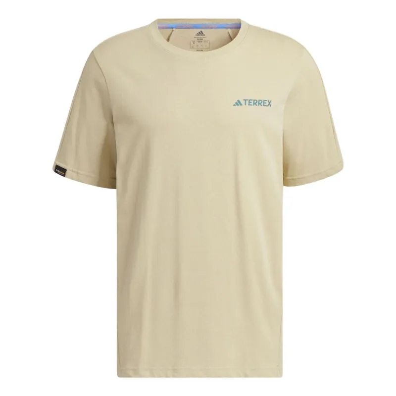 adidas Terrex Short Sleeve T-Shirt 'Beige' IC1960 sold by KicksCrew