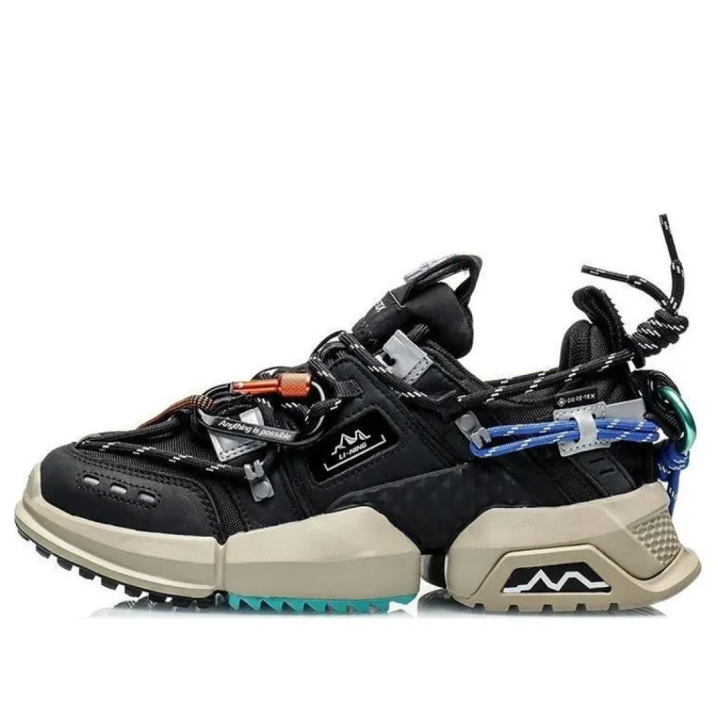 (WMNS) Li-Ning Titan GTX 'Black Beige' AGLQ138-1 sold by KicksCrew