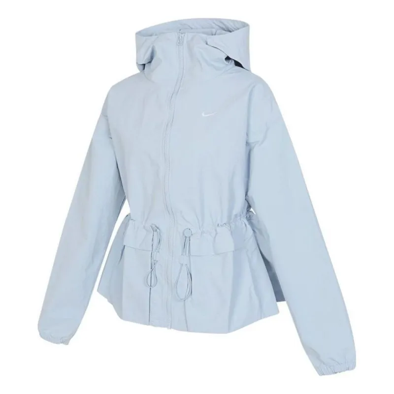 (WMNS) Nike Sportswear Everything Wovens Oversized Hooded Jacket 'Light Armoury Blue' FN3670-440 sold by KicksCrew