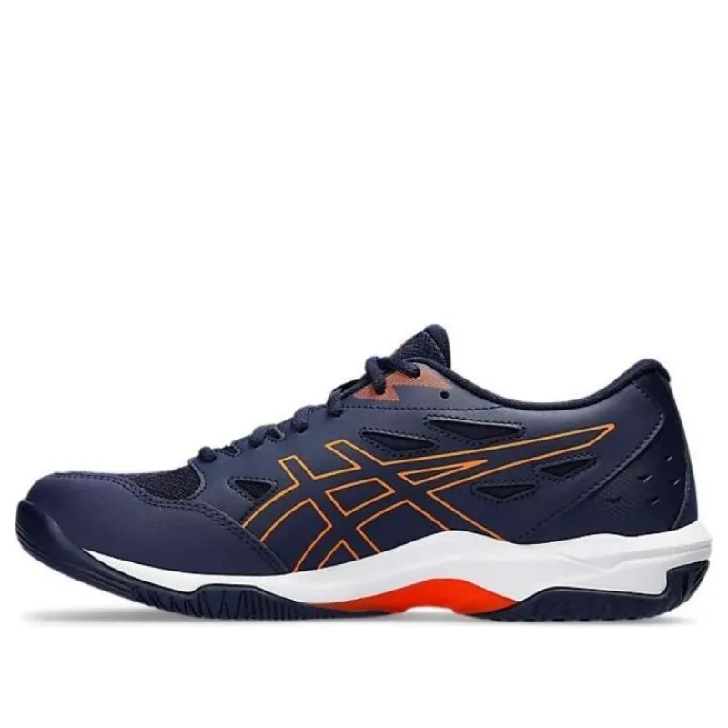 ASICS Gel-Rocket 11 Wide 'Peacoat Shocking Orange' 1071A094-402 sold by KicksCrew