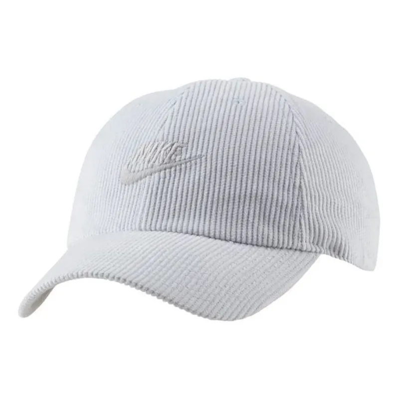 Nike Heritage86 Corduroy Cap 'White' DC4015-043 sold by KicksCrew