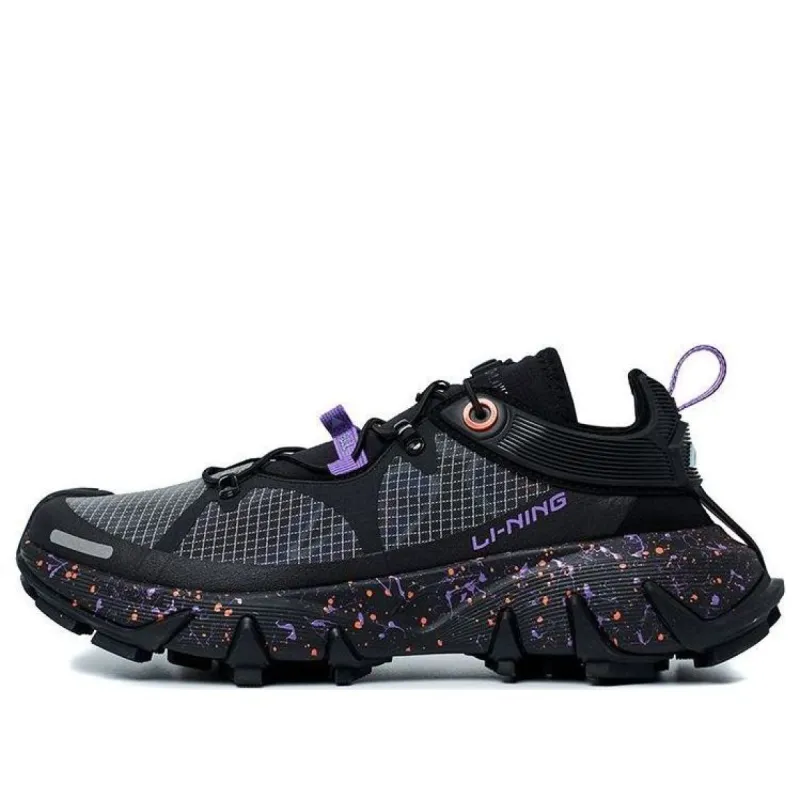 Li-Ning WuXing Paris Fashion Week SS21 'Black Purple' AGBR055-2 sold by KicksCrew