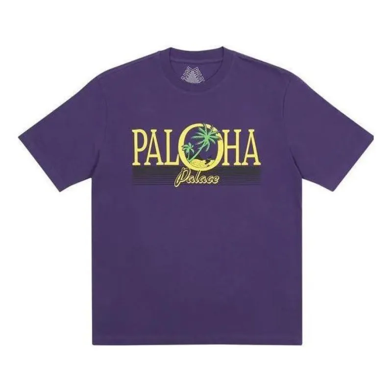 Palace Paloha T-Shirt 'Purple' P23TS045 sold by KicksCrew
