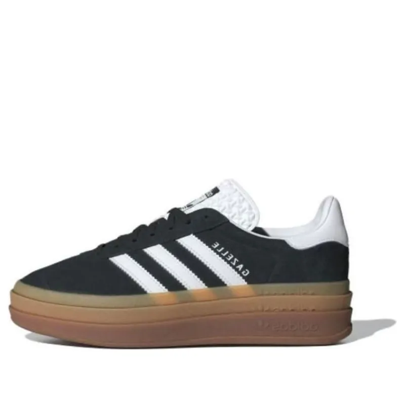 (WMNS) adidas originals Gazelle 'Bold Black White Gum' IE0876 sold by KicksCrew