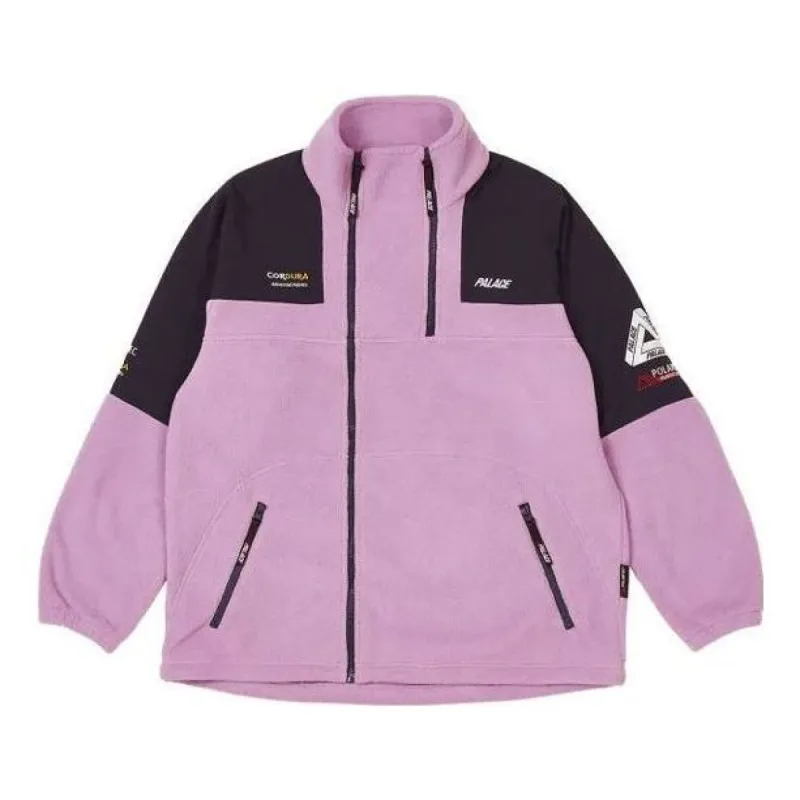 Palace Polartec Double Zip Funnel 'Purple' P23JK094 sold by KicksCrew