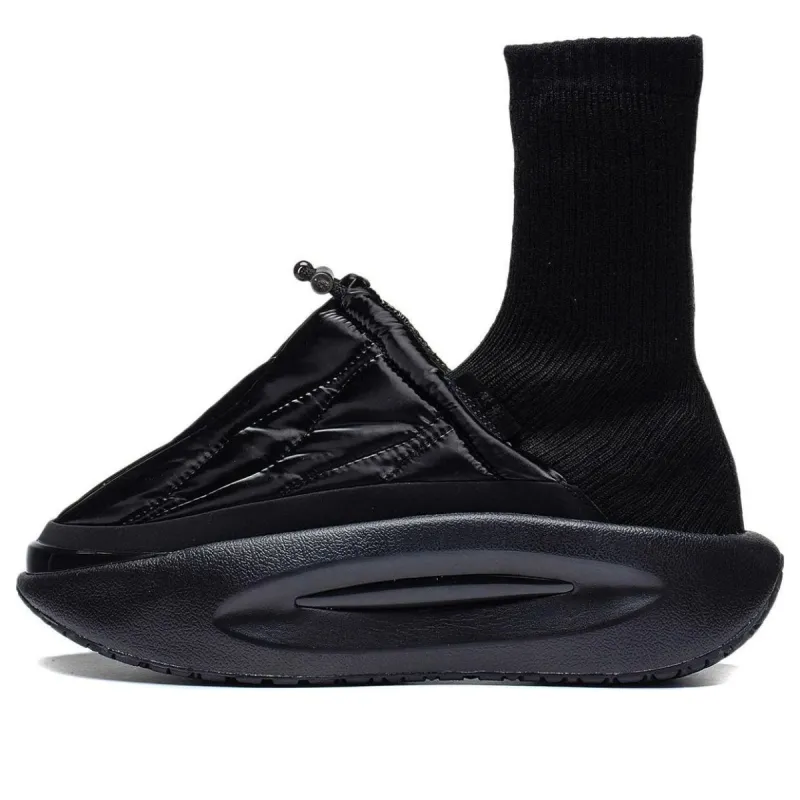 (WMNS) Li-Ning YunYou Fluffy High 'Black' AZGS146-6 sold by KicksCrew