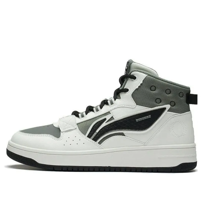 Li-Ning San Yuan High 3M 'White Grey Green' AGCS241-2 sold by KicksCrew