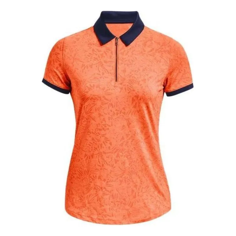 (WMNS) Under Armour Playoff Wild Fields Polo Shirt 'Orange' 1377336-866 sold by KicksCrew