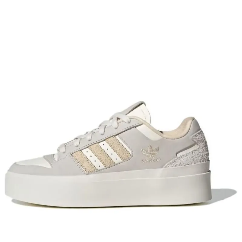 (WMNS) adidas Forum Bonega 'Core White Sand Strata' IG0280 sold by KicksCrew