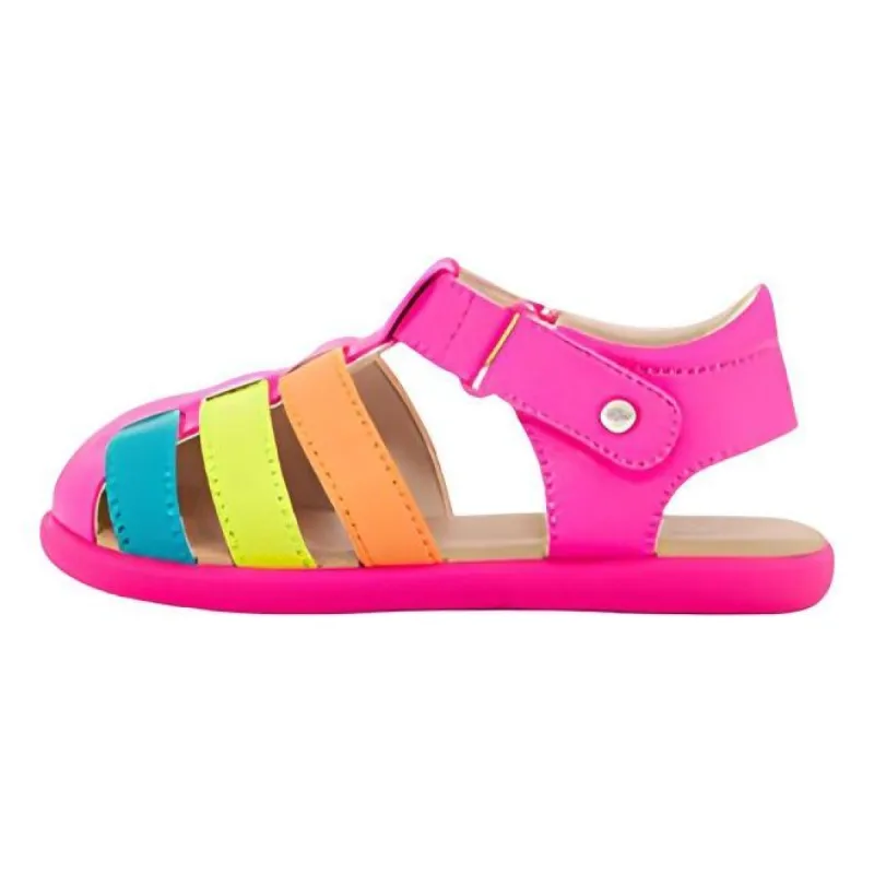 (TD) UGG Kolding Sandal 'Pink Rainbow' 1107986T-PRBW sold by KicksCrew