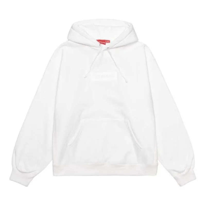 Supreme FW23 Box Logo Hooded Sweatshirt 'White' 166926 sold by KicksCrew