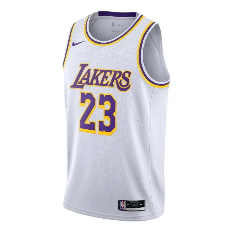 Nike x NBA LA Lakers Jerseys 'LeBron James 23' CW3595-103 sold by KicksCrew