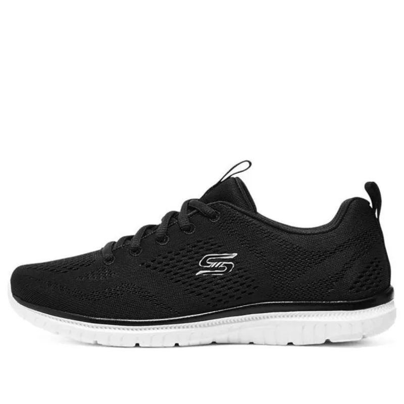 (WMNS) Skechers Virtue Kind Favor 'Black White' 104412-BKW sold by KicksCrew