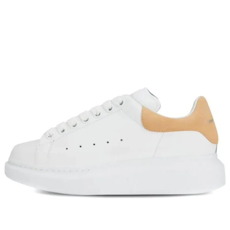 (WMNS) Alexander McQueen Oversized Sneaker 'White Beige' 553770WHGP79254 sold by KicksCrew