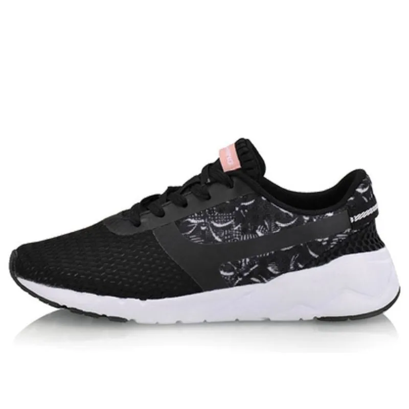 (WMNS) Li-Ning Heather 'Black White' AGCM054-54 sold by KicksCrew