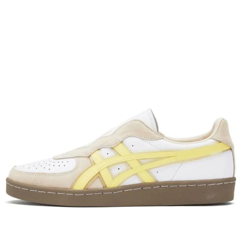 Onitsuka Tiger GSM Shoes 'White Beige Yellow' 1183B963-100 sold by KicksCrew