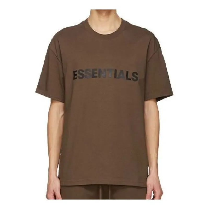 Fear of God Essentials FW20 Logo Tee 'Rain Drum' FOG-FW20-167 sold by KicksCrew