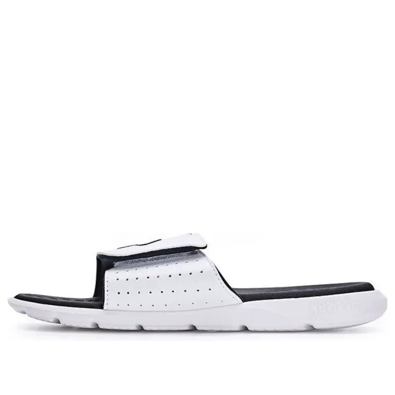 (GS) Under Armour Ignite Pro Slides 'White and Black' 3026036 sold by KicksCrew