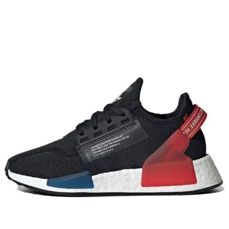(GS) adidas originals NMD_R1 V2 'Core Black' GW3553 sold by KicksCrew