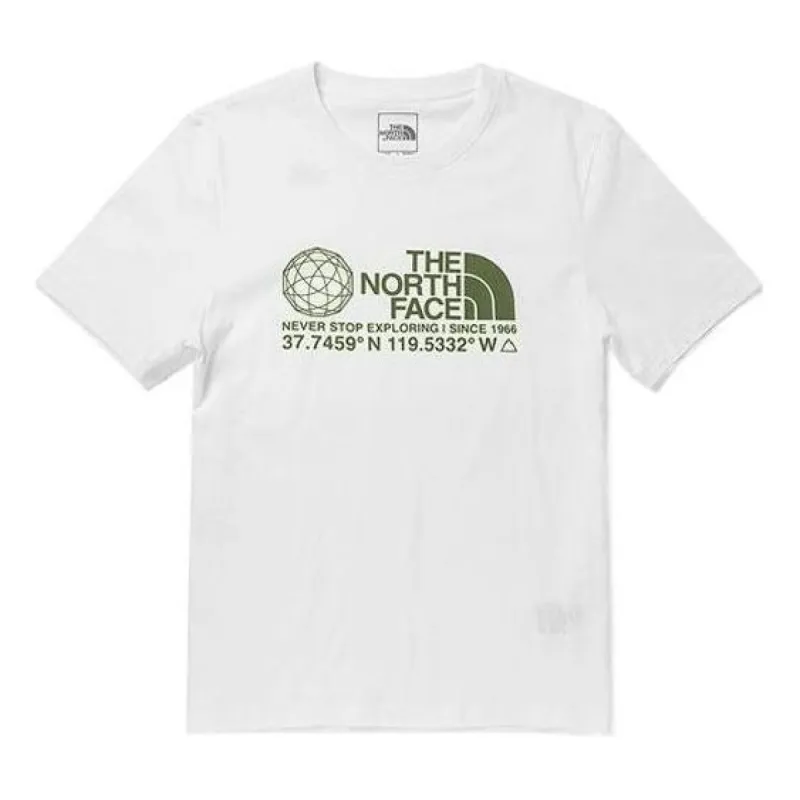 THE NORTH FACE Coordinates Short Sleeve T-Shirt 'White' NF0A7WAT-FN4 sold by KicksCrew