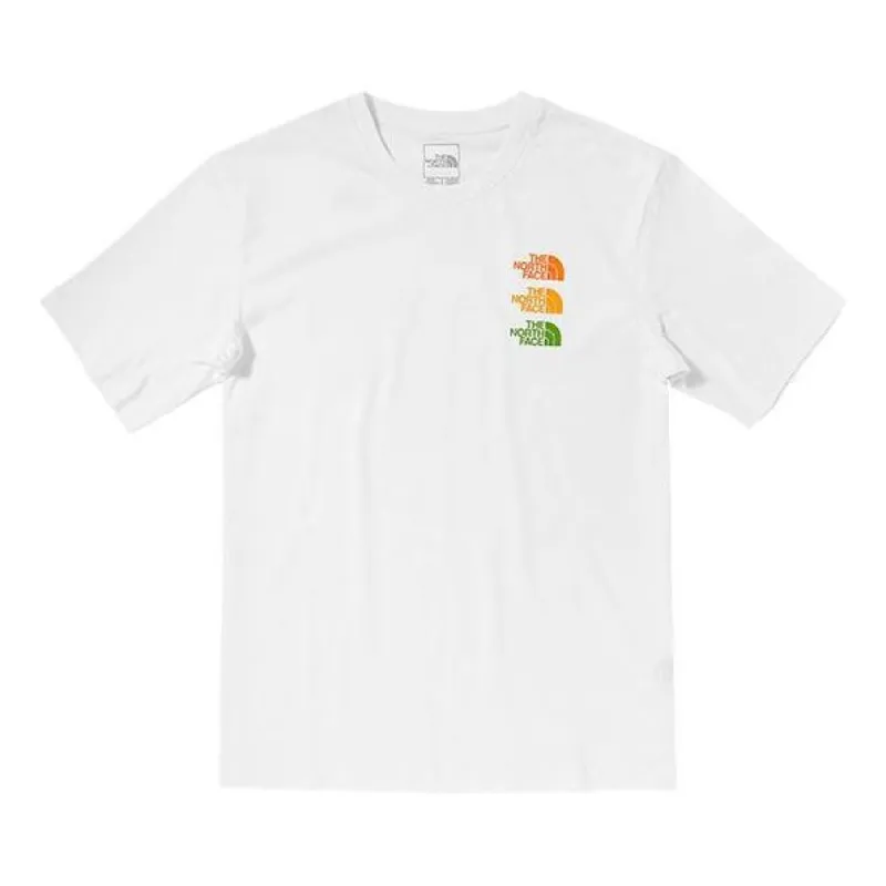 THE NORTH FACE SS21 Tri Logo Shirt 'White' NF0A7QRF-FN4 sold by KicksCrew