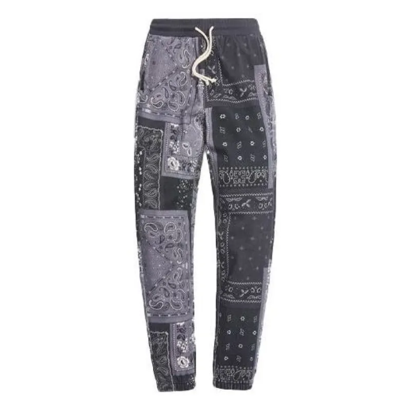 KITH Deconstructed Bandana Williams I Sweatpant 'Grey Black' KH6521-001 sold by KicksCrew
