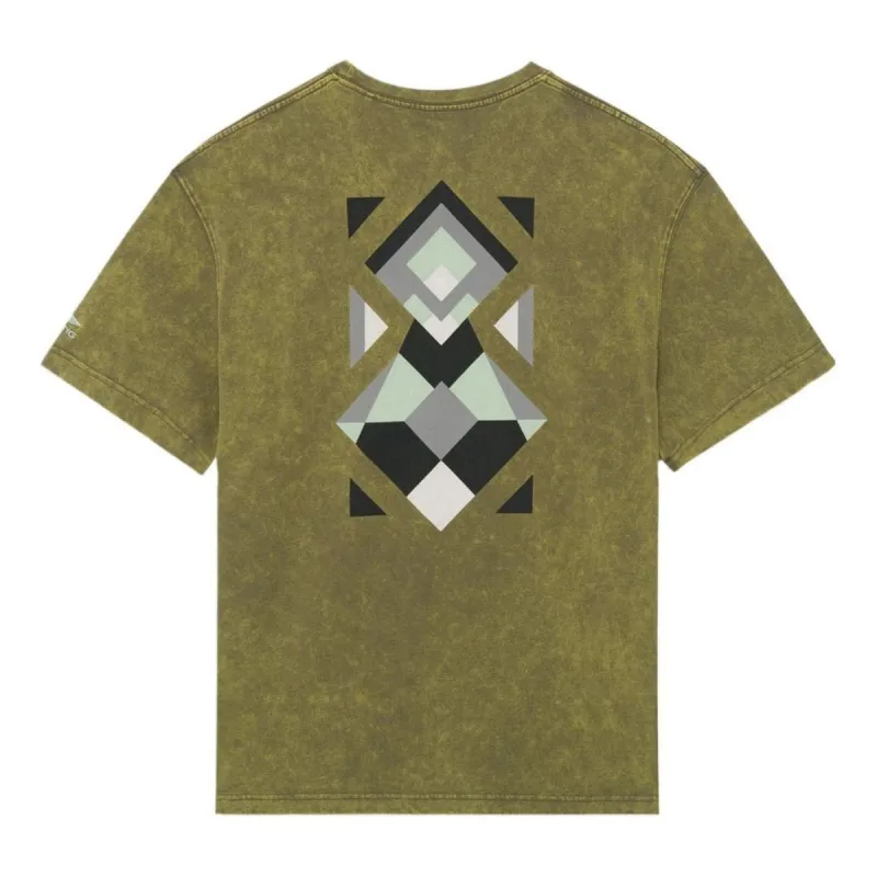Li-Ning Graphic Pocket Loose Fit T-shirt 'Olive Green' AHSS161-4 sold by KicksCrew