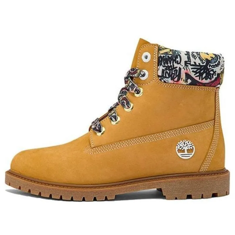 (WMNS) Timberland Made With Liberty Fabrics 6 Inch Boot 'Yellow' A5XA7W sold by KicksCrew