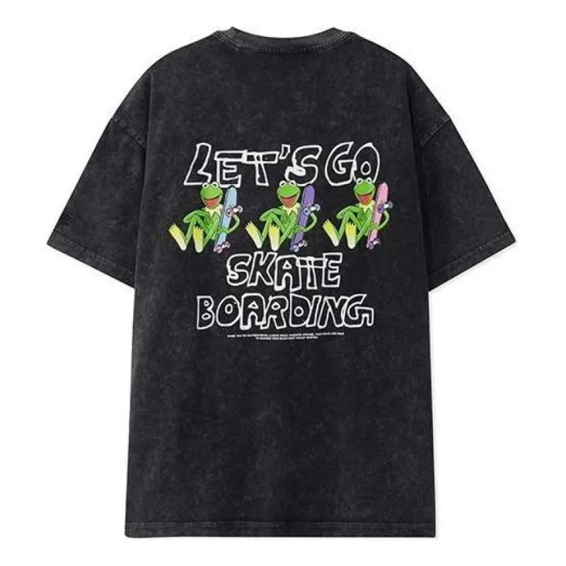 Li-Ning x Disney Muppets Graphic T-shirt 'Black' AHSR839-3 sold by KicksCrew