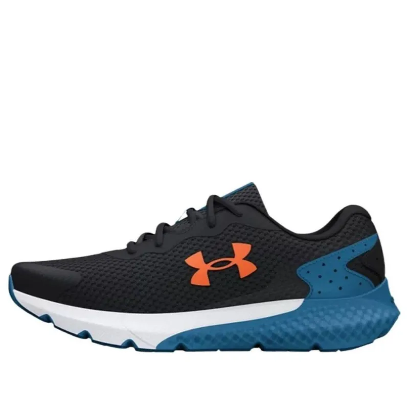 (GS) Under Armour Charged Rogue 3 'Black Cosmic Blue' 3024981-004 sold by KicksCrew
