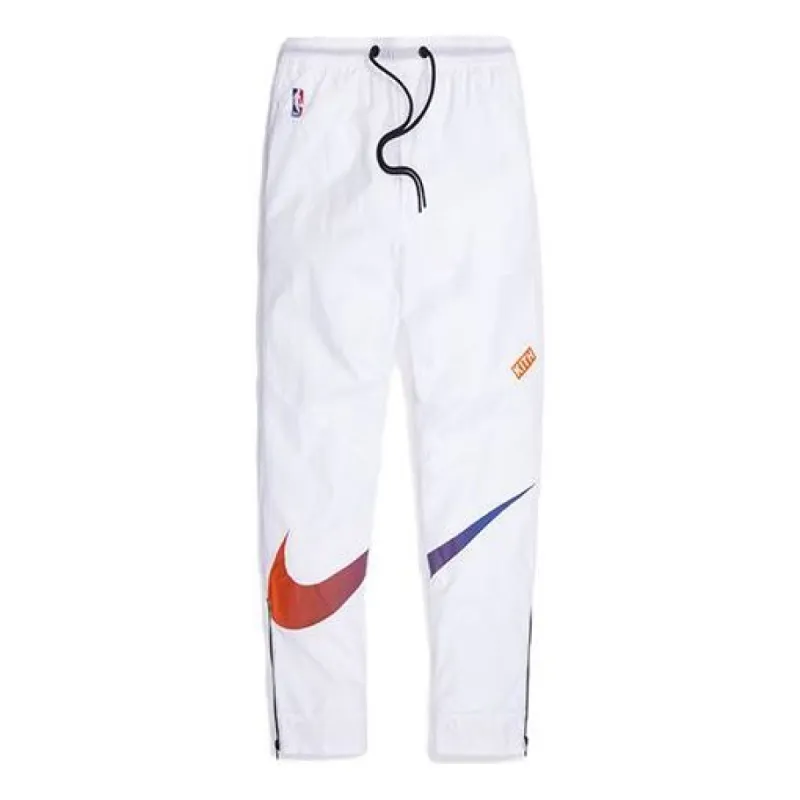KITH x Nike for New York Knicks Trackpant 'White' NKCZ1803-100 sold by KicksCrew