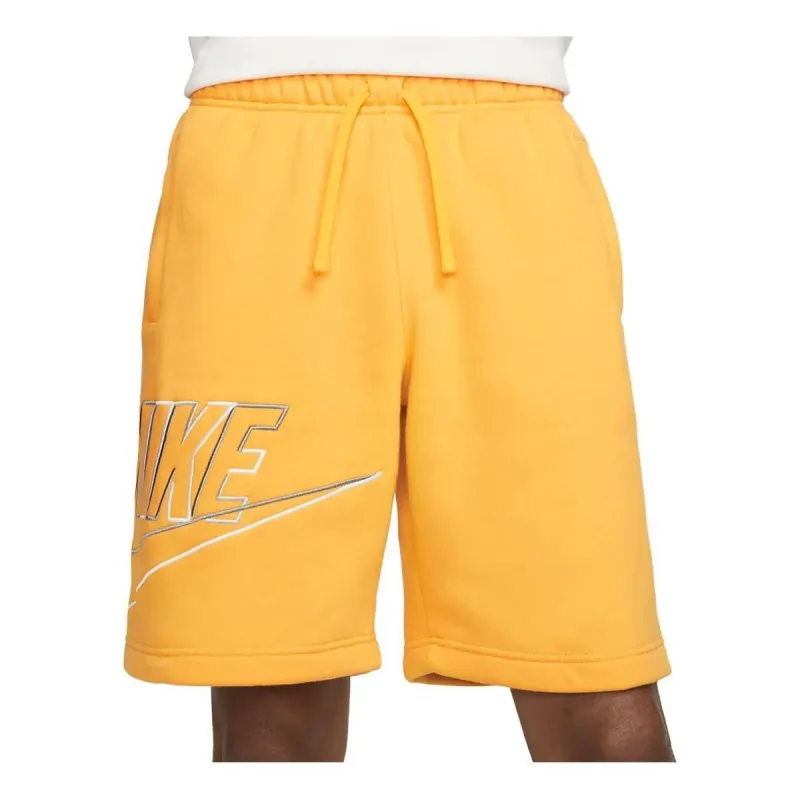 Nike Club Fleece Shorts 'Yellow' DX0801-010 sold by KicksCrew