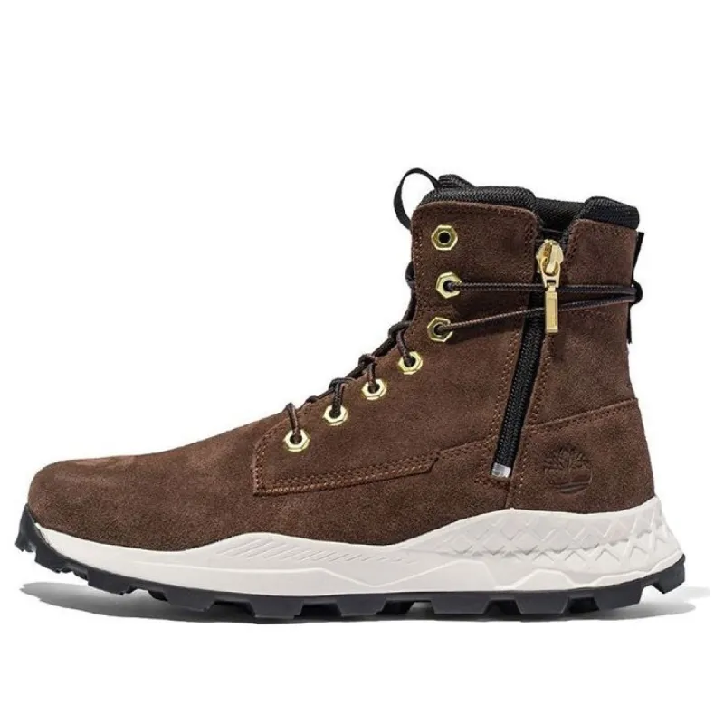 Timberland Brooklyn Side Zip Boot 'Brown Nubuck' A5YWF931 sold by KicksCrew