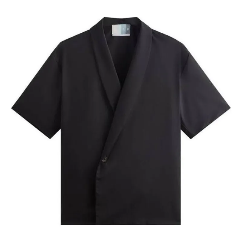 KITH Tropical Thompson Crossover Shirt 'Black' KHM031111-001 sold by KicksCrew