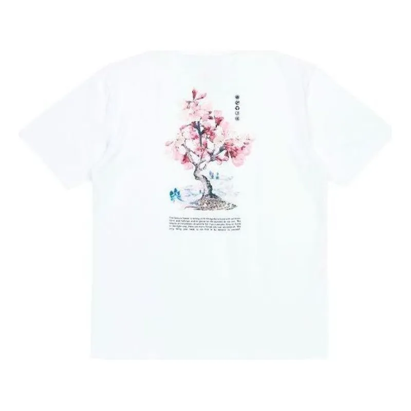 Li-Ning Sakura Graphic T-shirt 'White' AHSR630-1 sold by KicksCrew