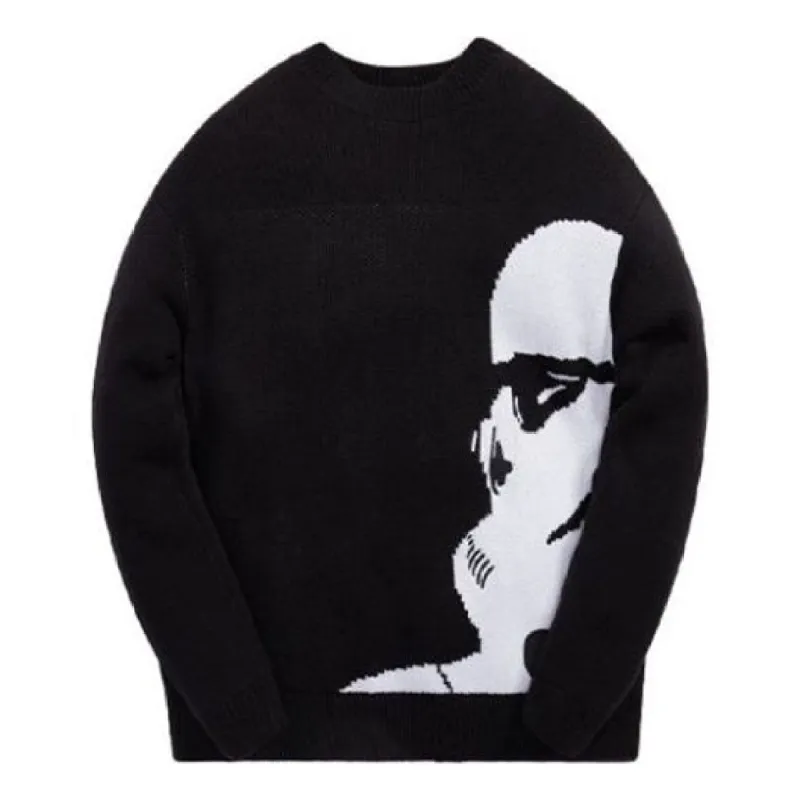KITH x STAR WARS Stormtrooper Crewneck Sweater 'Black' KHM030181-001 sold by KicksCrew