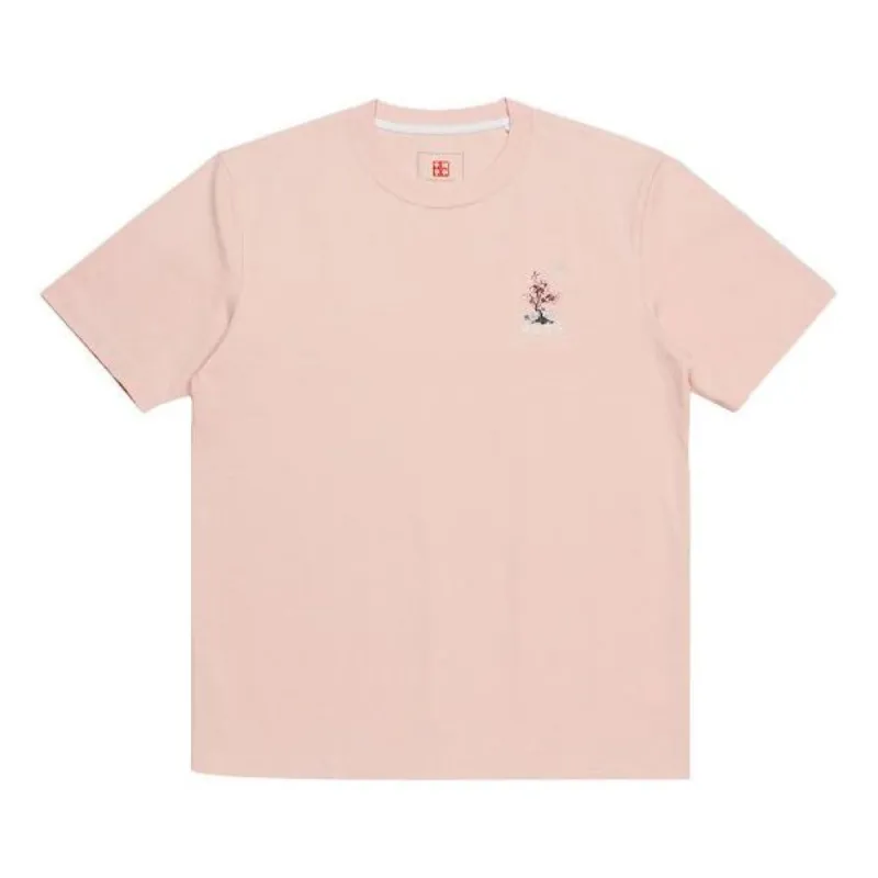 Li-Ning Sakura Graphic T-shirt 'Pink' AHSR628-2 sold by KicksCrew