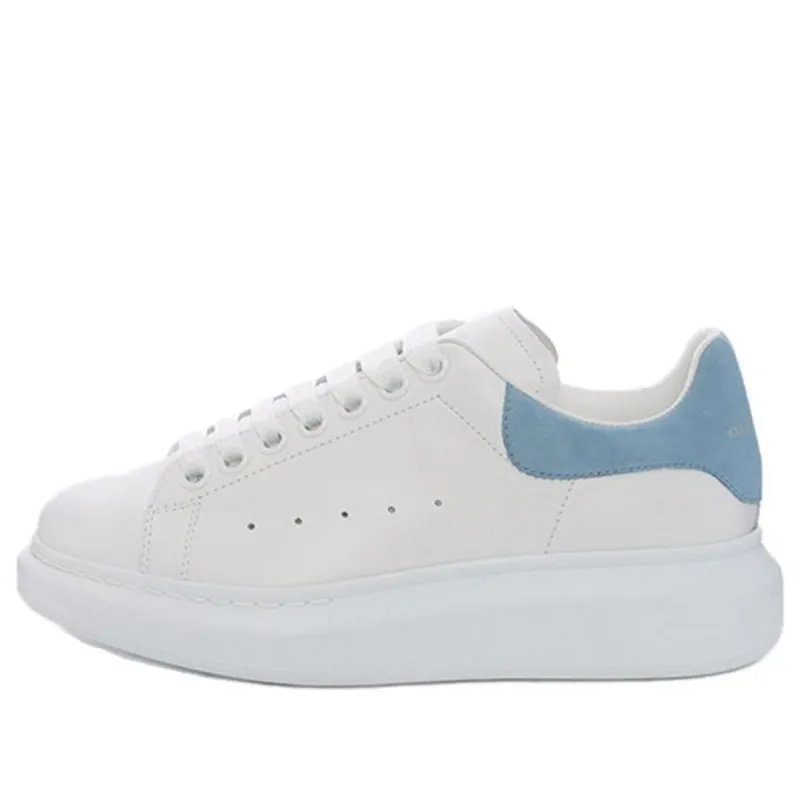 (WMNS) Alexander McQueen Oversized Sneaker 'White Dream Blue Suede' 553770WHGP79048 sold by KicksCrew