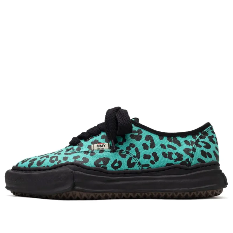Maison MIHARA YASUHIRO BAKER OG Sole Leopard Canvas Low-top Sneaker 'Green' A10FW719-GRN sold by KicksCrew