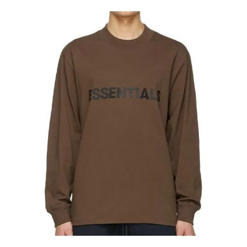 Fear of God Essentials FW20 Long Sleeve Tee 'Rain Drum' FOG-FW20-165 sold by KicksCrew