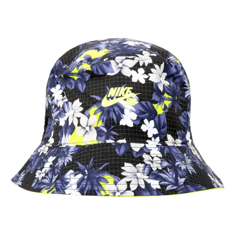 Nike SB Paradise Floral Bucket Hat 'Black Volt' CU6497-010 sold by KicksCrew
