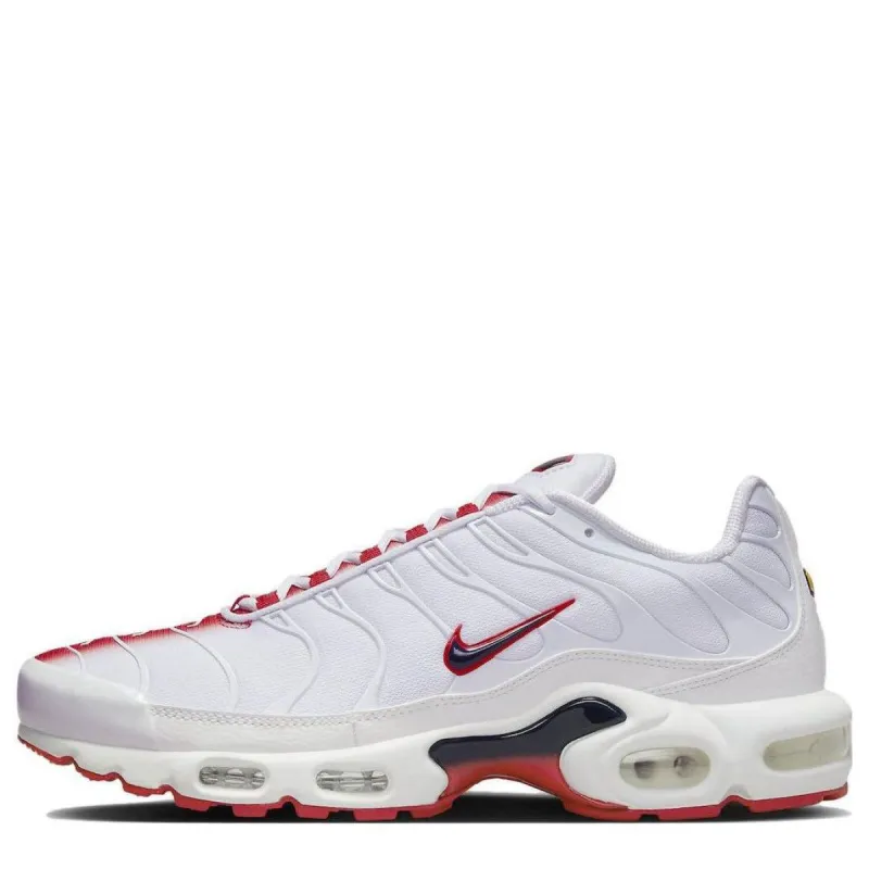 Nike Air Max Plus 'White University Red' FN3410-100 sold by KicksCrew