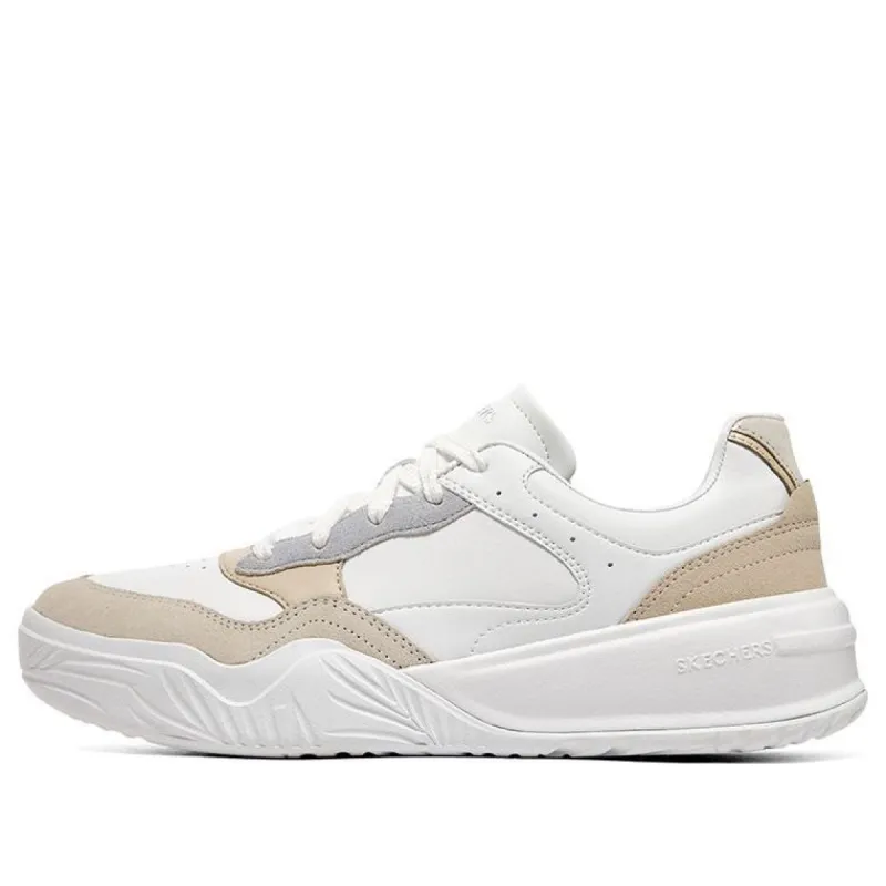 (WMNS) Skechers Denali Shoes 'White Beige' 185022-WPKP sold by KicksCrew