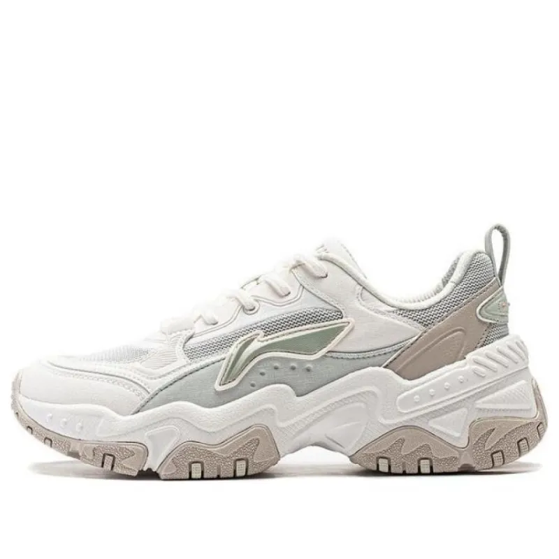 (WMNS) Li-Ning Brown Sugar 'White Grey' AGCT424-2 sold by KicksCrew