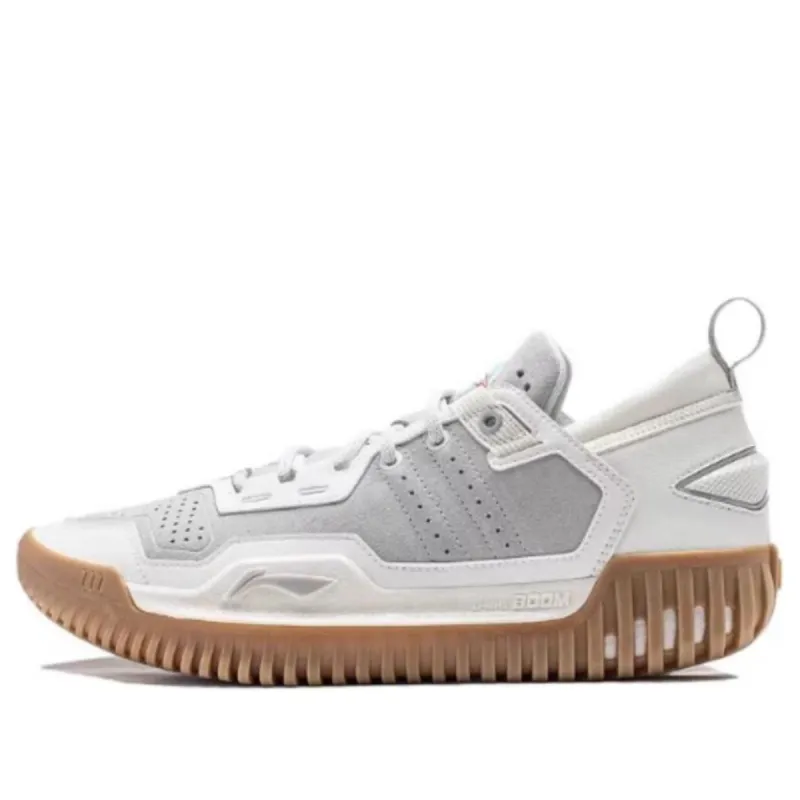 Li-Ning BadFive 3 Low 'White Grey' ABFU005-9 sold by KicksCrew