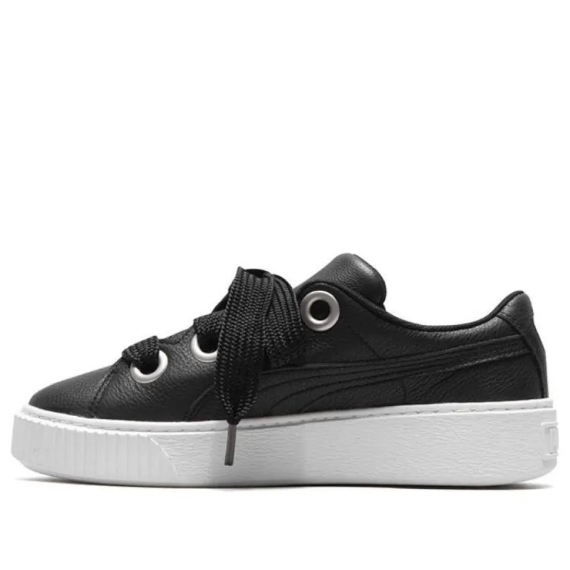 (WMNS) Puma Platform Kiss 'Black' 366460-03 sold by KicksCrew